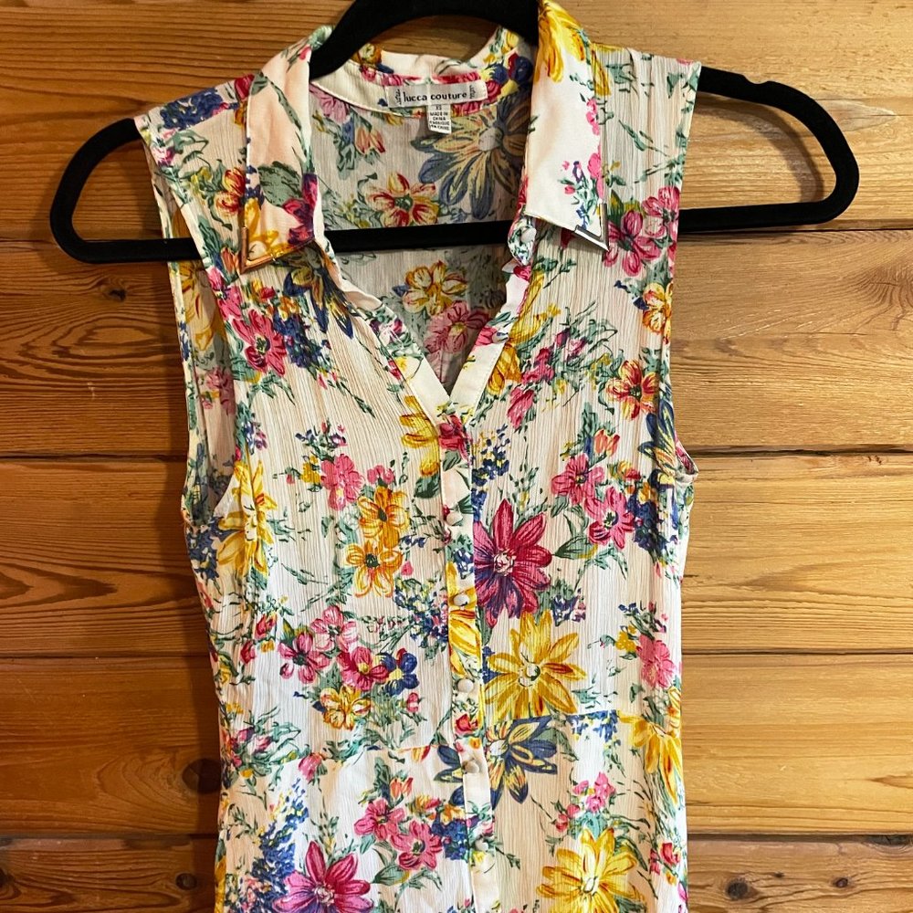 Luca Culture Floral Dress XS - Picture 5 of 8